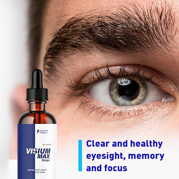 (3 Pack) Visium Max Drops - Visium Max Drops Health Support Supplement All Natural Premium Advanced Liquid Formula Drop for Overall Wellness and Support Health 3 Bottles for 3 Months