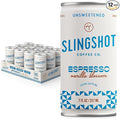 Chilled Espresso - Vanilla Blossom Ready-to-Drink Coffee 7oz Cans (12 Pack) | Organic Italian Espresso Blend with Smooth Vanilla with Notes of Caramel Baking Spice &amp Dark Fruit