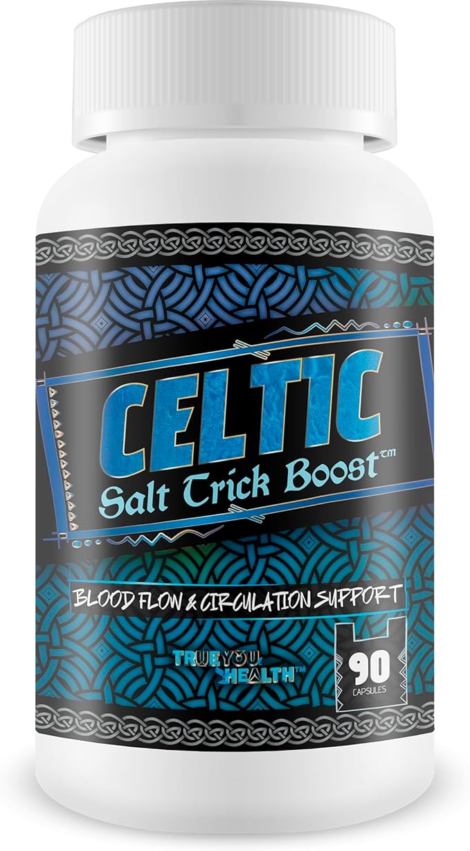 Celtic Salt Trick Boost for Blood Flow - Improved Formula - Our Best Blood Circulation Supplements for Men - Increase Blood Flow Care Blood Circulation Pills - Advanced Blood Flow Support
