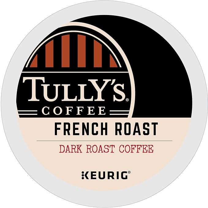 Tully's Coffee French Roast Single-Serve Keurig K-Cup Pods Dark Roast Coffee 120-Count (5 Boxes of 24 Pods)