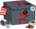 Kimera Koffee Organic Ground Coffee Focus Blend Light Roast infused with L-Theanine Pack of 24 Cup Coffee Pods