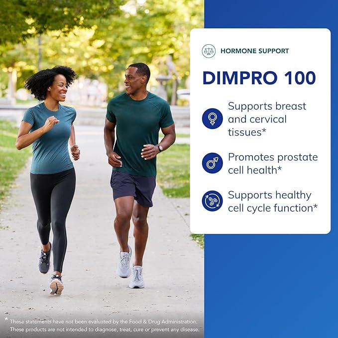 Pure Encapsulations DIMPRO 100 - Diindolylmethane Supplement - for Breast Cervical &amp Prostate Health - Gluten Free &amp Vegan - 60 Capsules