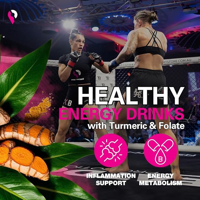 Pure Fuel Healthy Energy Drinks - Limitless Lemonade Berry Blitz Tropical Torrent and Watermelon Blast - Sports Drinks - Plant Based - 180mg Natural Caffeine - 12pk x 16.9 fl oz