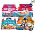 Ocean Spray Tropical Varied Fruit Juice Drink 10 fl oz Plastic Bottles 24 Pack + 2 Reusable Snack Bags by KOOL8SHOP Infinite Deals
