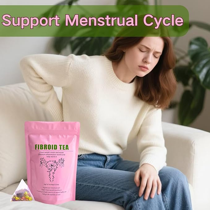 Siyolaherb Natural Fibroid Herbal Tea 2 Pack for Women Get Pregnant Fast and Uterus Cleanse Fertility Tea for Women Hormone Balance