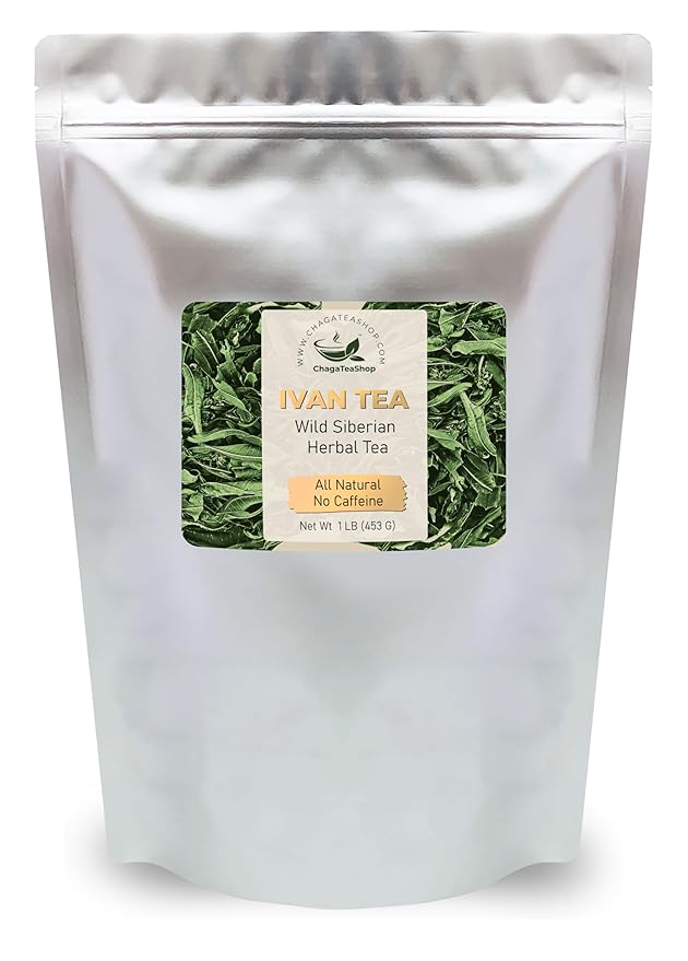 Siberian Fermented Wild Ivan Chai Loose Herbal Tea All Natural No Caffeine NET WT 1 LB (453G)