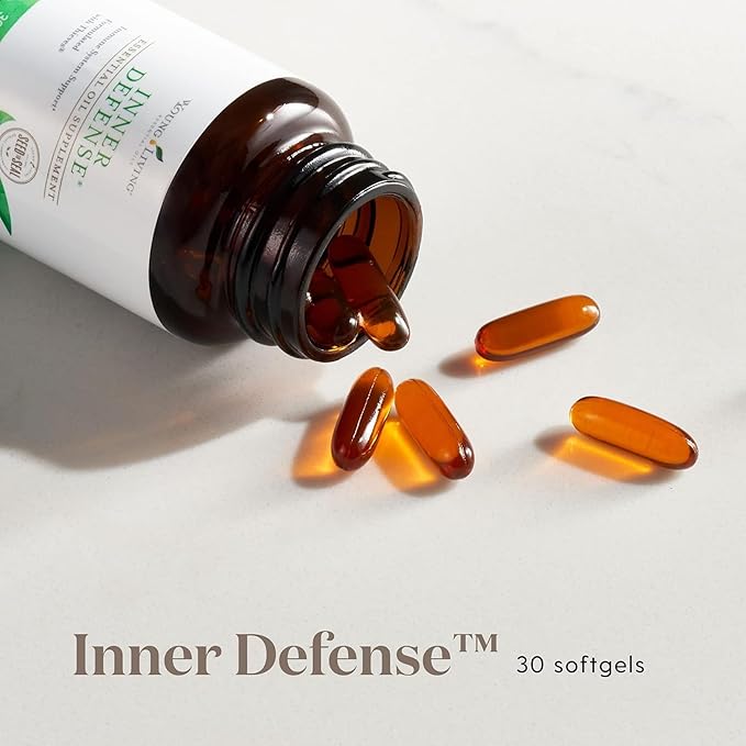 Young Living Inner Defense 30 Softgels Unlock The Power of Potent Essential Oils Oregano Thyme Lemongrass and Thieves Comprehensive Immune Support