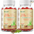 DGL Gummies | Deglycyrrhizinated Licorice Root Extract Quercetin Aloe Vera Anise Seed Powder | Gut Health Stomach Soothe Gerd Support Digestive Comfort | Gluten Free 120 ct(Strawberry Flavor)