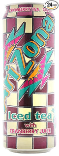 Arizona Tea Can Cranberry 23 Ounce (Pack of 24)