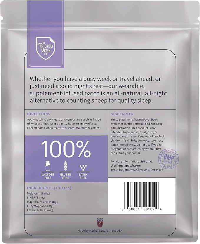 The Friendly Patch Travel Essentials Multi-Pack -8 Patches +Snooze-28 Patches