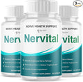 (3 Pack) Nervital Capsules Official Nervital Supplement Pills with All Natural Ingredients Advanced Formula for Optimal Health &amp Nerve Support with Premium Vitamins for Women &amp Men (180 Caps