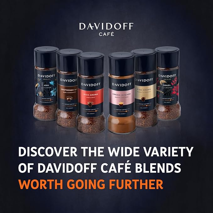 Davidoff Cafe Rich Aroma Instant Coffee 100 gram Jars (Pack of 2)