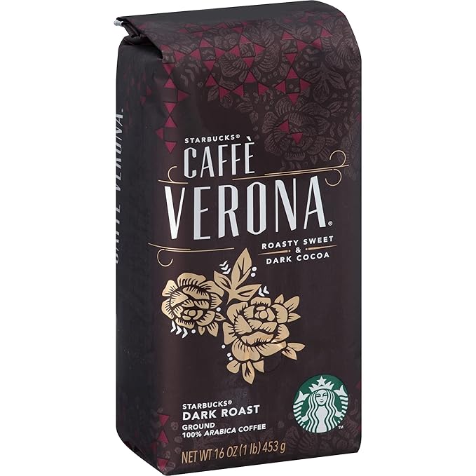 Starbucks Caffe Verona Dark Roast Ground Coffee