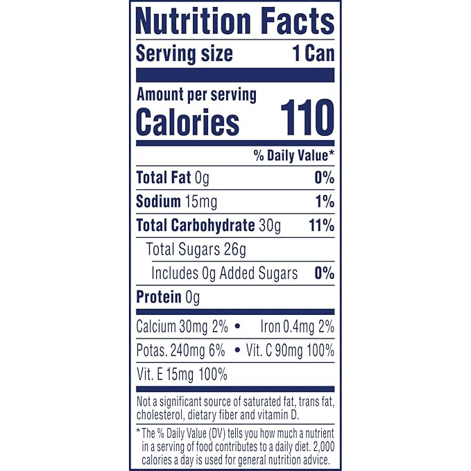 Ocean Spray 100% Pineapple Juice 7.2 oz Cans (Pack of 24)