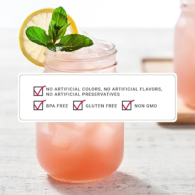 Monin - Hydration Boost and Drink Mix-in Add Electrolytes &amp Minerals to Your Favorite Flavored Beverage (Hot or Cold) Dairy-Free No Artificial Sweeteners Gluten-Free (1 Liter + Pump)