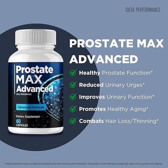 Prostate Max Supplement Prostate Max Advanced Capsules for Men - Maximum Strength for Daily Wellness &amp Comfort All Natural ProstateMaxAdvanced Pills Reviews (5 Pack)