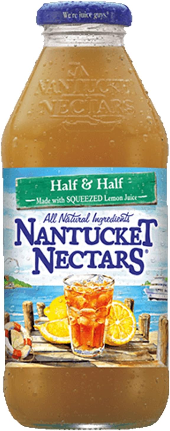 Nantucket Nectars - Half &amp Half (Lemonade &amp Iced Tea) - 15.9 oz (6 Plastic Bottles)