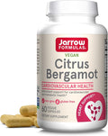 Jarrow Formulas Citrus Bergamot Supplement 500 mg - 60 Servings (Veggie Caps) - Antioxidant Support for Cardiovascular &amp Metabolic Health - Dietary Supplement - Vegan Gluten-Free- Use with QH-Abso