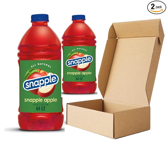 Snpple all natural apple juice 64 oz (2pack)