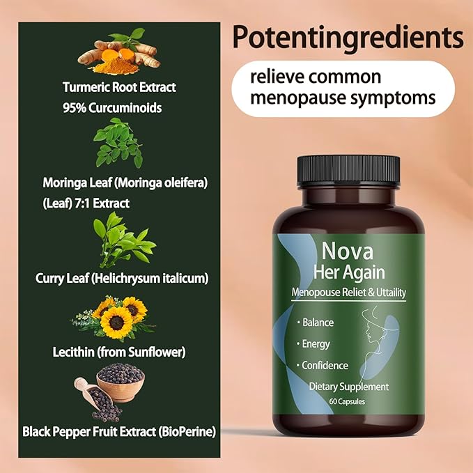MYLZ nova her Again SupplementMenopouse Reliet &amp Uttaility 60 Capsules