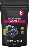 Natural Aronia Berry Powder - Black Chokeberry Superfood High in Anthocyanins &amp Polyphenols - Supports Immune System - Raw Chokeberries Superfood - Aronia Berries - Vegan Gluten-Free - 1lb
