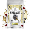 1400 MG Shilajit Gummies Shilajit Pure Himalayan Organic Gummies with Ashwagandha Himalayan shilajit for Men 85+ Trace Minerals &amp Fulvic Acid Individually Wrapped Sugar-Free 60 Gummies