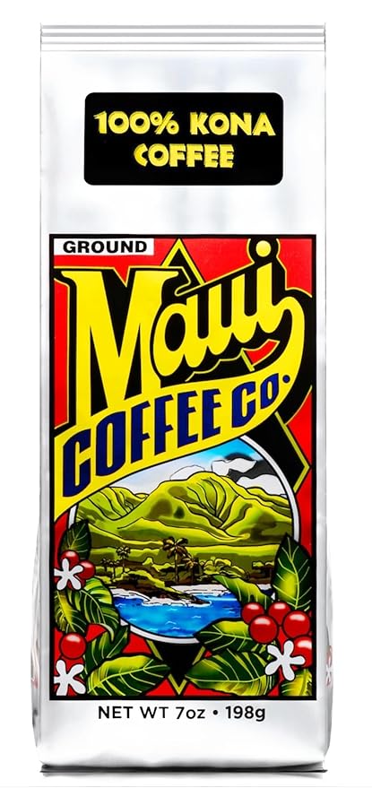 Maui Coffee Company 100% Kona Coffee (Ground) 7 Ounce