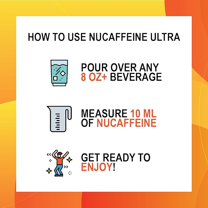 nuCaffeine Ultra | New Natural Preservatives | 94 Servings | Natural Caffeine + B3 + Electrolytes | Includes to-Go Tube | Transform Any Drink into an Energy Drink! | No Carbs No Sugars No Calories