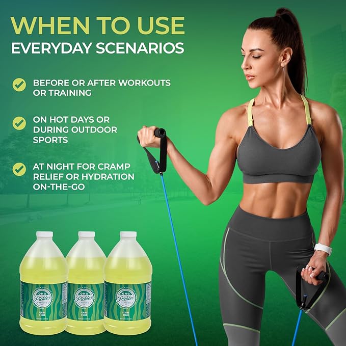 OMG Pickles Dill Pickle Juice for Leg Cramps – Natural Pickle Juice Sports Drink for Cramp Relief &amp Hydration – Pickle Juice Sport Recovery with Electrolytes – Dill Pickle Juice Half Gallon Bottle