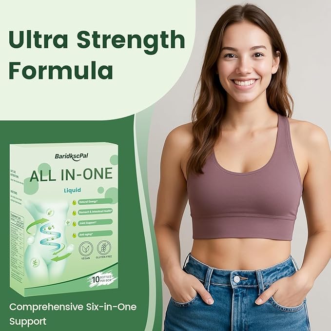 Six-in-One Health Solution Oral Liquid Natural Advanced Body Care Liquids Drop Six-in-One Oral Liquid for Women and Men Firming Skin and Body Shaping Care (2 Box)