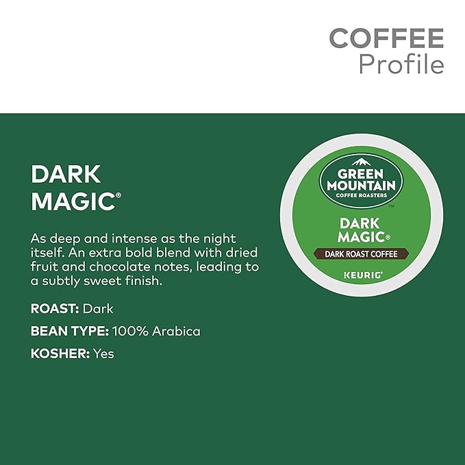 Green Mountain Coffee -- DARK MAGIC &amp DOUBLE BLACK DIAMOND -- Extra Bold Variety Pack 48 K-Cups for Keurig Brewers