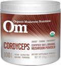 Om Organic Mushroom Superfood Powder Cordyceps 100 Servings Energy and Endurance Support Supplement 7.05 Ounce (Pack of 1)