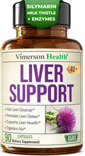 Liver Support with Artichoke Extract Enzymes Silymarin 50% Milk Thistle Dandelion Root Lipase &amp Protease Solarplast® Antioxidants – Supports Detox Digestion &amp Energy. 90 Capsules 30 Day