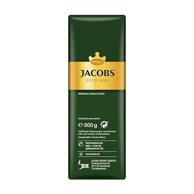Jacobs Kronung Ground Coffee 500 Gram / 17.6 Ounce (Pack of 1)