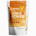 Yellow.fit Ginger Lemon Herbal Tea Bags – 1500mg Loose Leaf Tea Bags Caffeine-Free Herbal Tea with Ginger Root &amp Lemon Peel Plant-Based Tea Bags 100 Count