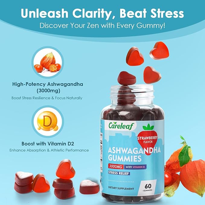 Non-Melatonin Sleep Aid Gummies with Free Ashwagandha Gummies