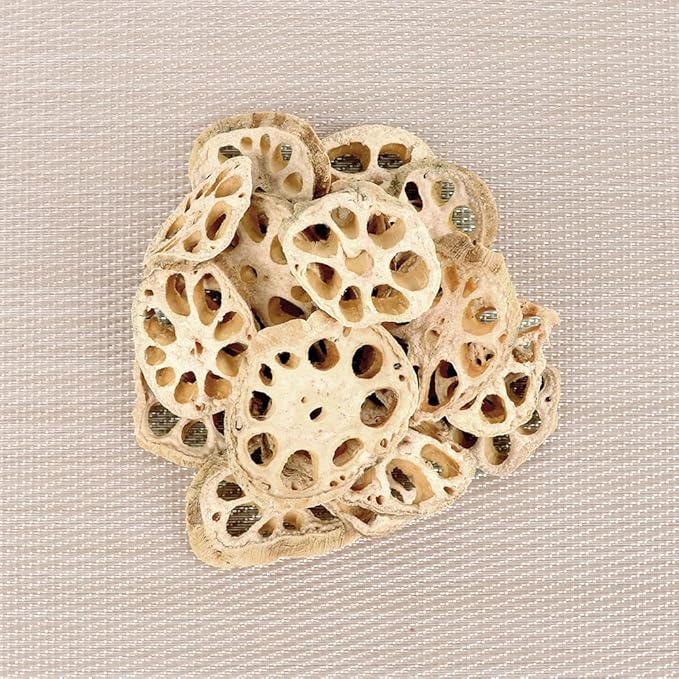 Organic Natural Pure Korean Lotus Root Dried Bulk Herbs -10.58 Ounce (300g)