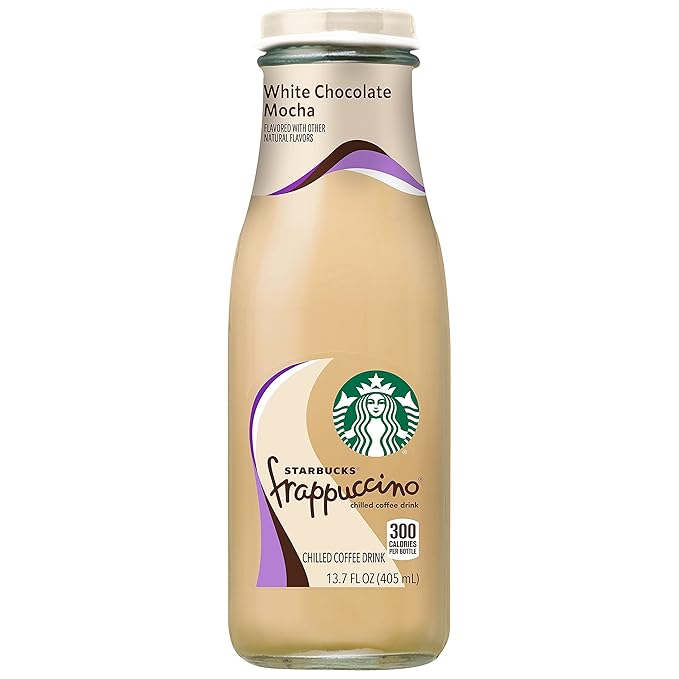 Starbucks Frappuccino Coffee Drink White Chocolate Mocha 13.7 fl oz Bottles (12 Pack)