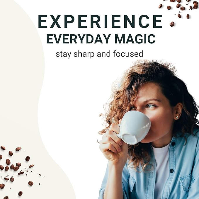 Brain Brands Mushroom Coffee – Organic 7-Mushroom Blend with Lion’s Mane &amp Reishi – Ground Coffee 12oz Bag – Energy Focus &amp Immune Support