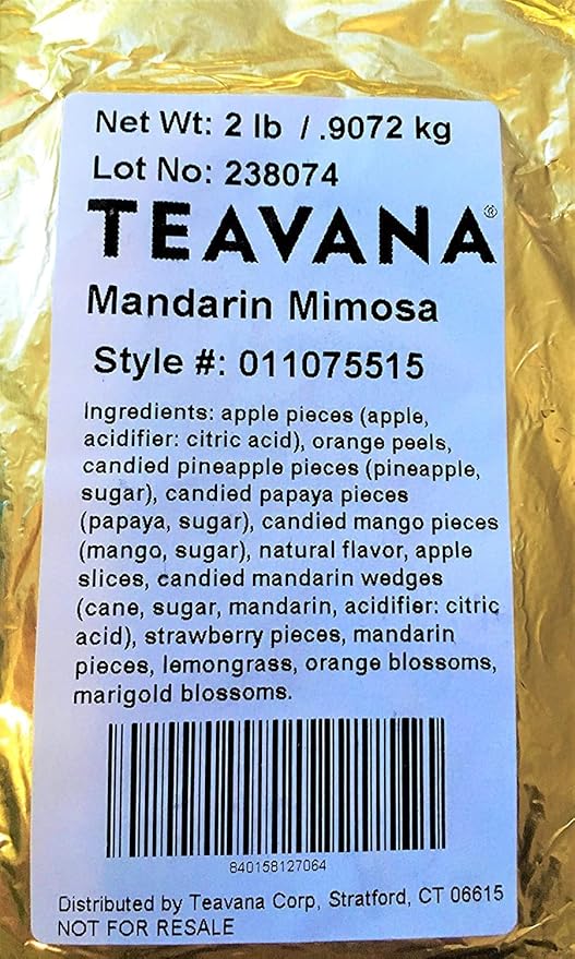 Teavana Mandarin Mimosa 2 lbs (Mandarin Mimosa 2Lb Bag)