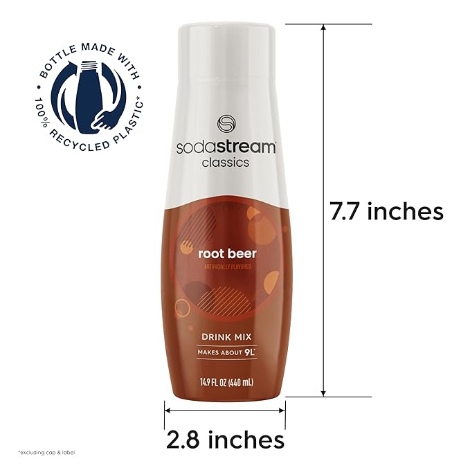 SodaStream Root Beer 14.8 Fl Oz (Pack of 4)