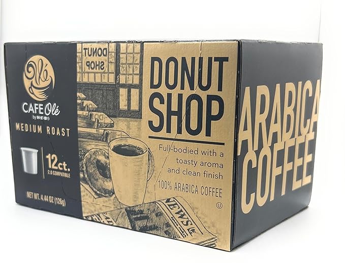 Cafe Ole HEB Single Serve Coffee Pods 12 count - 2 boxes (Donut Shop)