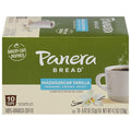 Panera Bread Madagascar Vanilla Light Roast Coffee Pods 100% Arabica Natural Flavor Keurig Compatible Cups No Artificial Ingredients 10 Single Serve Pods (1 Pack of 10)