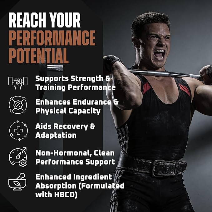 Turkesterone &amp Ecdysterone – Natural Testosterone Support 2-in-1 High Potency Turkesterone Supplement for Men &amp Women with 95% Beta Ecdysterone - Made in USA &amp 3rd Party Tested - 180 Caps