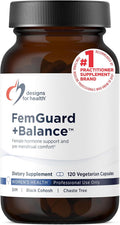 Designs for Health FemGuard + Hormone Balance for Women - DIM Black Cohosh Calcium D-Glucarate EGCg Green Tea Extract &amp Chaste Tree Supplement for Mood Support &amp Estrogen Metabolism (120 Ca