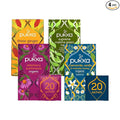 Pukka Tea Bags Organic (Elderberry + Echinacea Matcha GreenChamomile Vanilla &amp Manuka Honey &amp Three Ginger) (1ea) (Variety Pack)