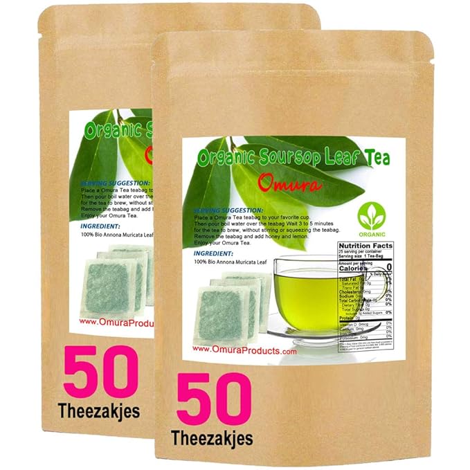 Omura SOURSOP Leaf TEA (100 Tea-Bag)