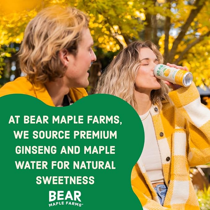 Bear Maple Farms | The Clean Soda Company | Low Calorie | Naturally Sweetened | Yuzu Clean Soda