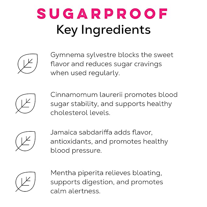 Sugarproof Tea - Caffeine-Free Tea For Sugar Cravings