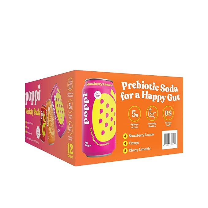 Poppi Variety Pack 12 oz 12-count